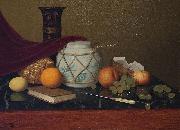 William Harnett Still Life with Ginger Jar Sweden oil painting artist